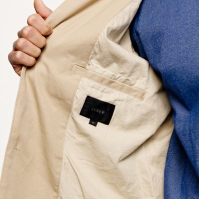 Tall Unconstructed Ludlow sportcoat in cotton twill