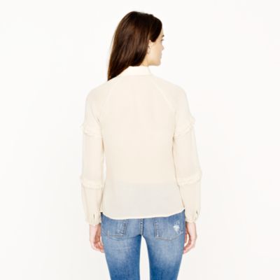 Collection ruffle collar shirt