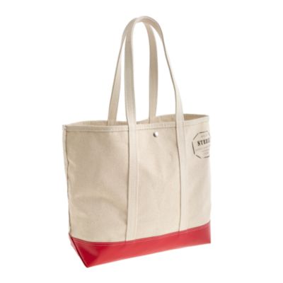 Steele Canvas Basket Co.&trade; for J.Crew colorblock coal bag