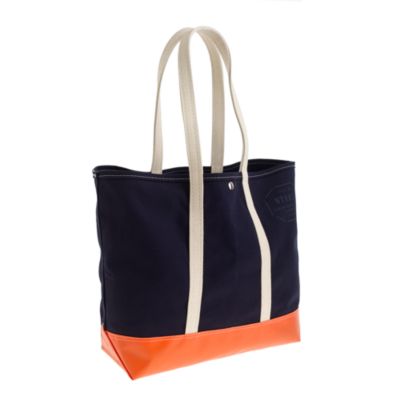 Steele Canvas Basket Co.&trade; for J.Crew colorblock coal bag