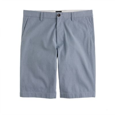11" club short in navy microstripe