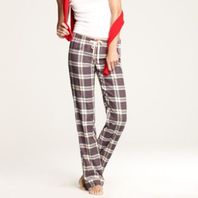Flannel pajama pant in plaid