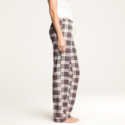 Flannel pajama pant in plaid
