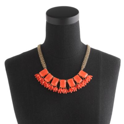Fringed neon necklace