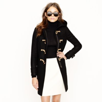 Toggle coat in wool-cashmere with Thinsulate®
