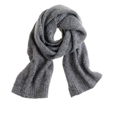 Donegal wool scarf