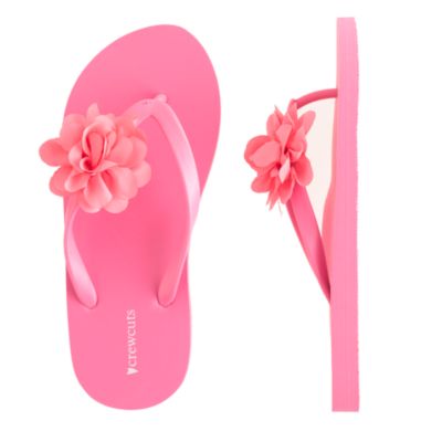 Girls' blossom flip-flops