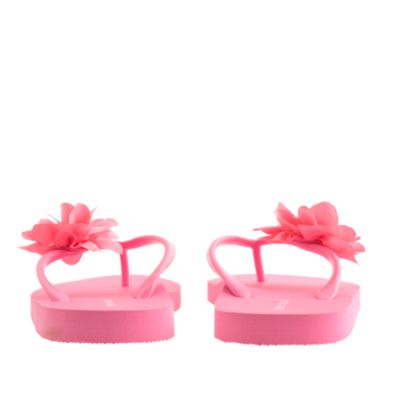 Girls' blossom flip-flops