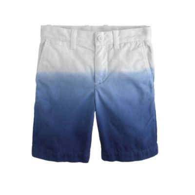Boys' Stanton short in dip-dyed chino
