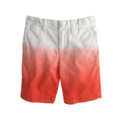 Boys' Stanton short in dip-dyed chino
