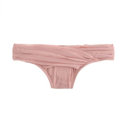Tulle draped bikini