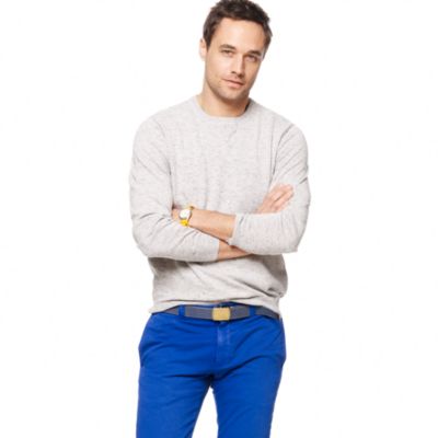Plaited cotton sweatshirt sweater