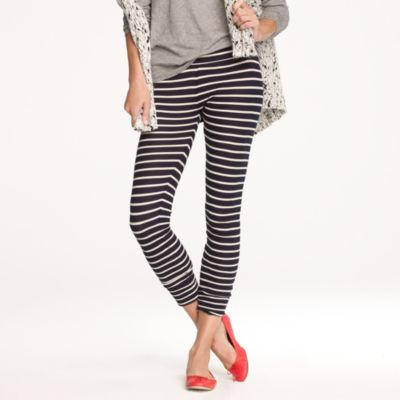 Homestead waffle leggings in stripe
