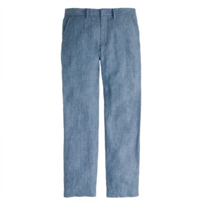 Bowery slim pant in Irish linen