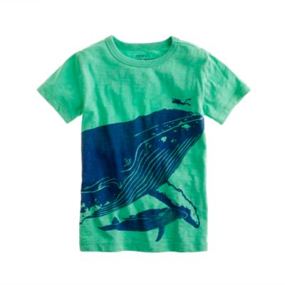 Boys' humpback whale tee