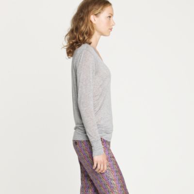Airstitch long-sleeve V-neck tee