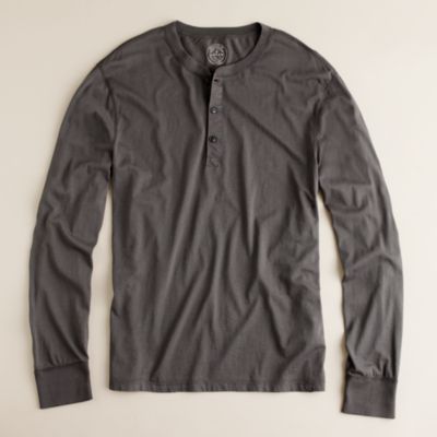 Slim broken-in henley