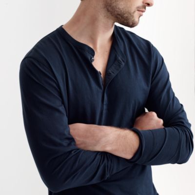 Slim broken-in henley