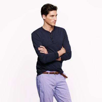 Slim broken-in henley