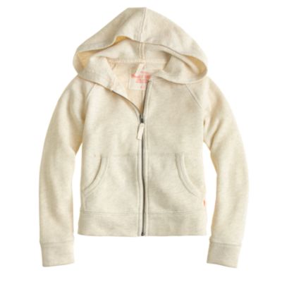 Girls' wafer terry hoodie