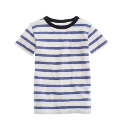 Boys' tee in clubhouse stripe