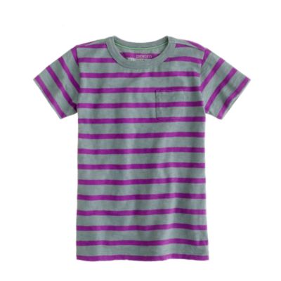 Boys' tee in clubhouse stripe