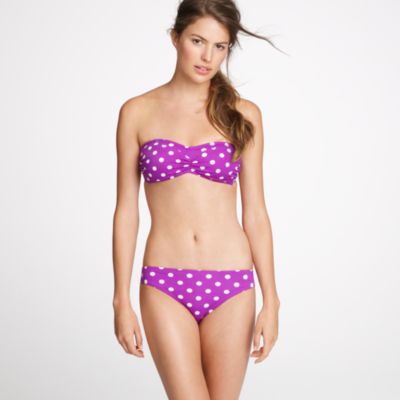 Hot dot bandeau top