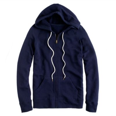 Fleece zip hoodie