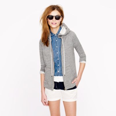 Fleece zip hoodie