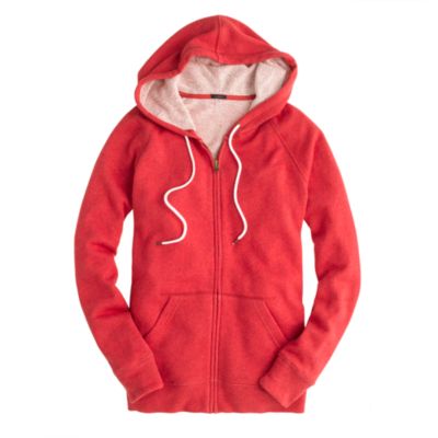 Fleece zip hoodie