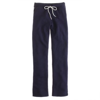 Wide-leg fleece pant