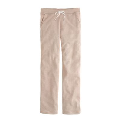 Wide-leg fleece pant