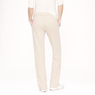 Wide-leg fleece pant