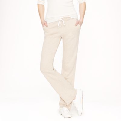 Wide-leg fleece pant