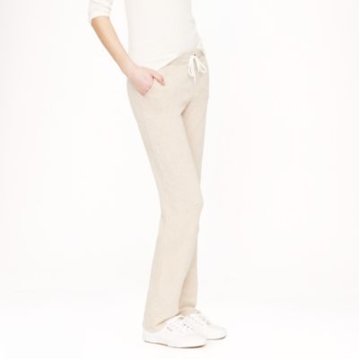 Wide-leg fleece pant