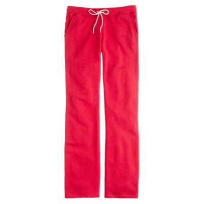 Wide-leg fleece pant