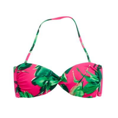 Painter's floral bandeau top