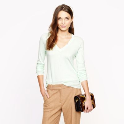 Cotton V-neck sweater
