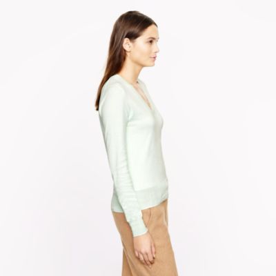 Cotton V-neck sweater