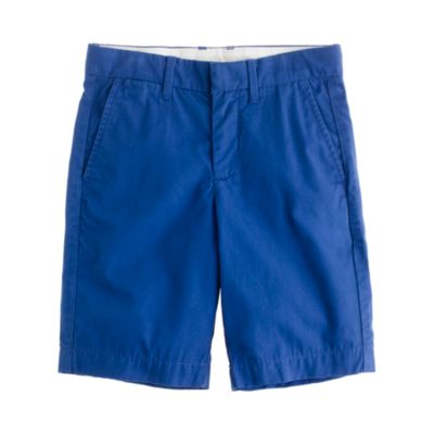 Boys' club short in lightweight chino