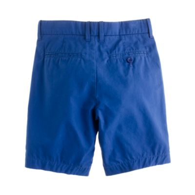 Boys' club short in lightweight chino