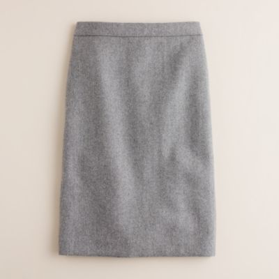 No.2 pencil skirt in speckled wool