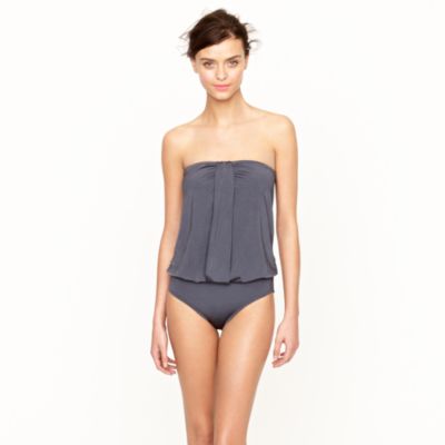 Jersey Lomellina&reg; draped blouson tank
