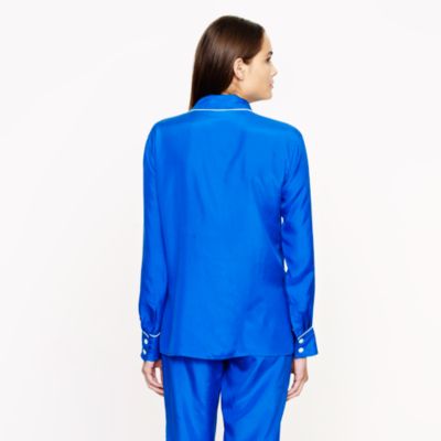Collection silk pajama shirt