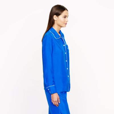 Collection silk pajama shirt