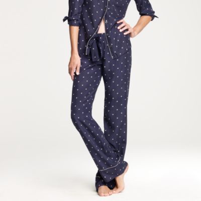 Silk pajama pant in starstruck