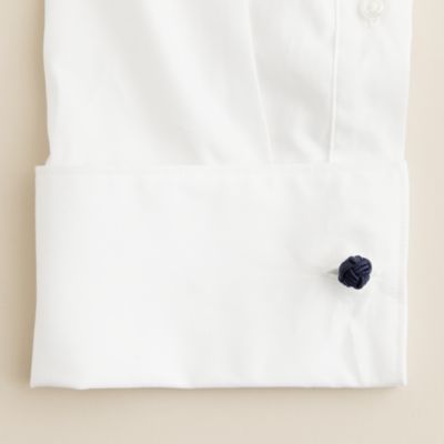 Fabric knot cuff links
