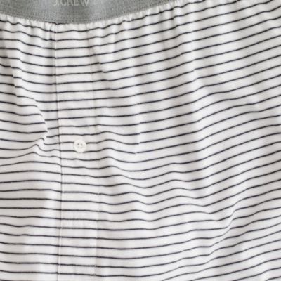 Havana-stripe knit boxers