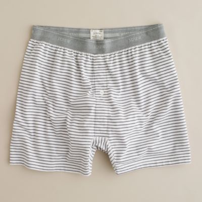 Havana-stripe knit boxers