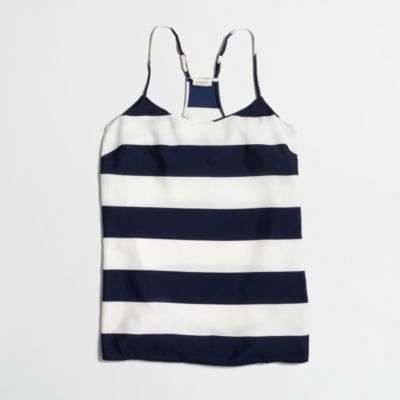 Factory stripe racerback cami